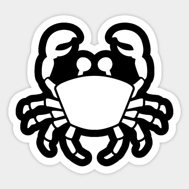 Crab Sticker by Designzz